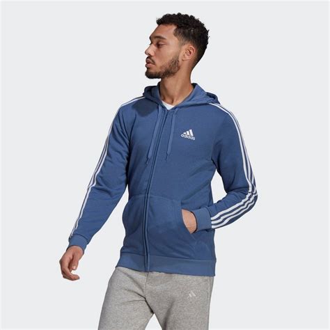 adidas essentials kapuzenjacke herren baumwolle|Adidas Men Sportswear Essentials French Terry 3.